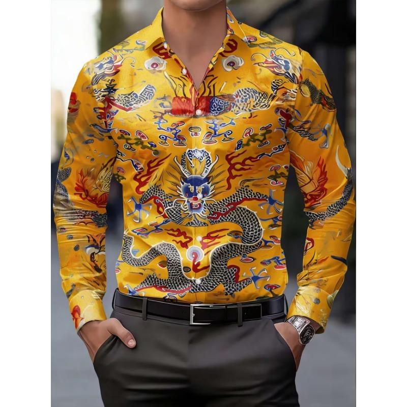 Neues schwarzes Hintergrund 3D rotes Spinnennetz-Aufdruck Herren Langarmshirt trendiger Streetstyle Freizeithemd