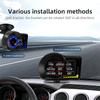 Car HUD OBD+GPS Gauge 6 Alarm Functions Accelerated Test Brake Test Universal