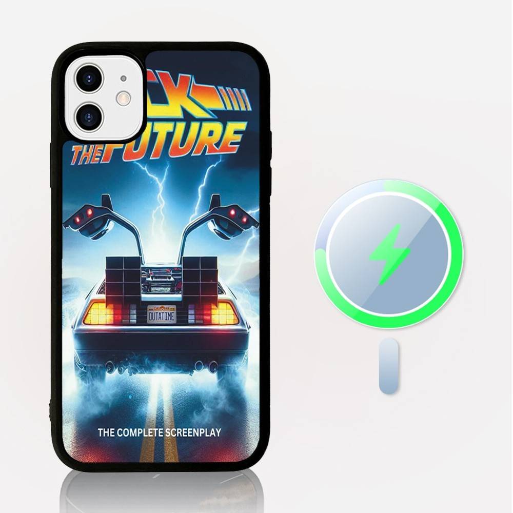 

Movie Back To The Future For Magnetic Wireless Phone Case For IPhone 17 16 15 14 Plus 13 12 11 Pro Max iPhone 15pro max
