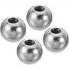 4 szt. Srebrne Nakrętki Kulowe M4/M6 Pokrętło Okrągłe Wiercenie Kula Nakrętka Gwintowana Oświetlenie Maszyny Dekoracja DIY