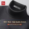 Hodo Men's High-Neck Wool Pullover Sweater
