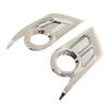 2PCS Front Fog Light Frame Sticker Exterior Decoration Replacement for Hilux Vigo Champ 2012
