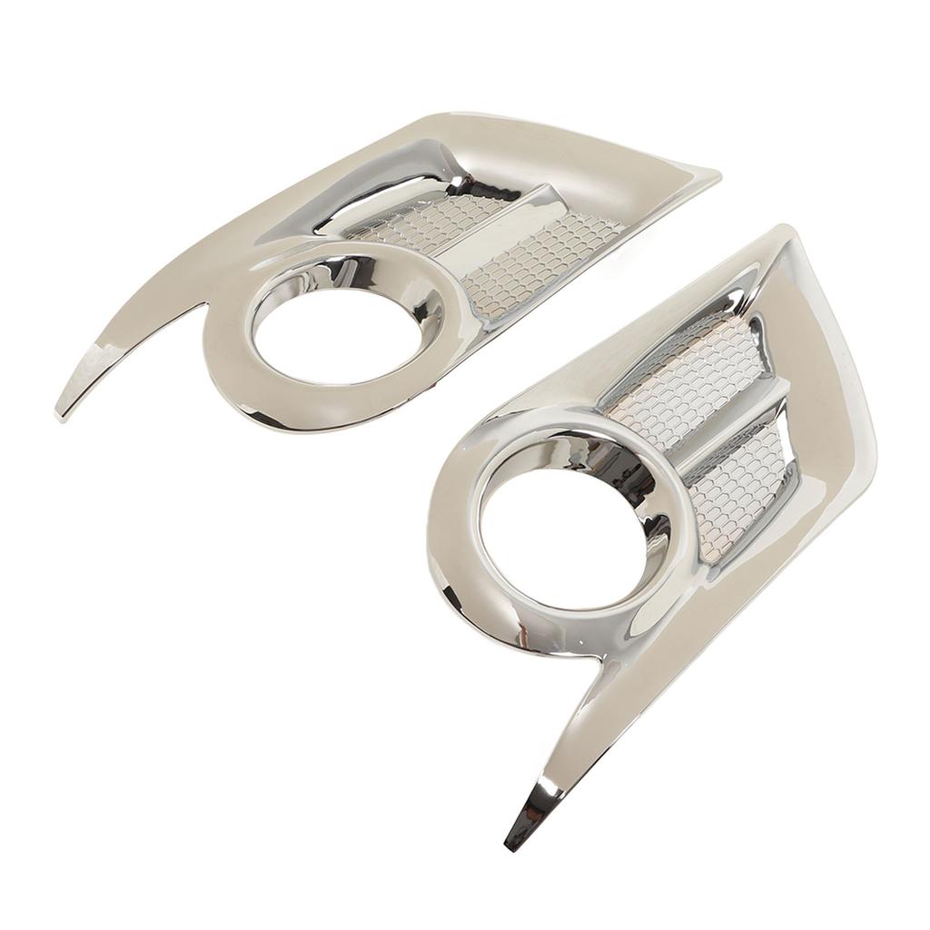 2PCS Front Fog Light Frame Sticker Exterior Decoration Replacement for Hilux Vigo Champ 2012