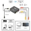 1080P HDMI-compatible To RCA AV Adapter RCA AV To HDMI-compatible CVSB LR Video Composite AV Scaler Converter for PC TV Xbox PS3