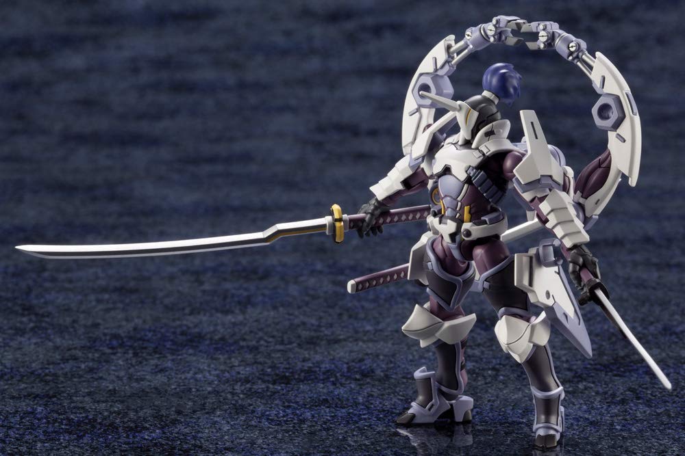 Hexa Gear Governor Ex-Armor Type: White Rinkaku, Approximately 93mm Tall, 1/24 Scale Plastic Model, Molded In Color, HG029X