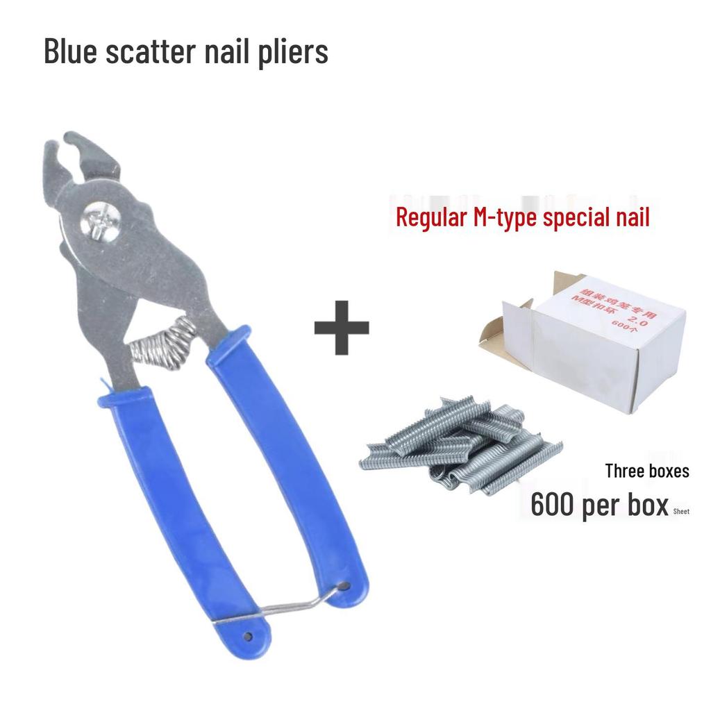 Aquaculture Cage Binding Pliers - Ideal for Assembling Chicken & Rabbit Cages with Buckle Nails.