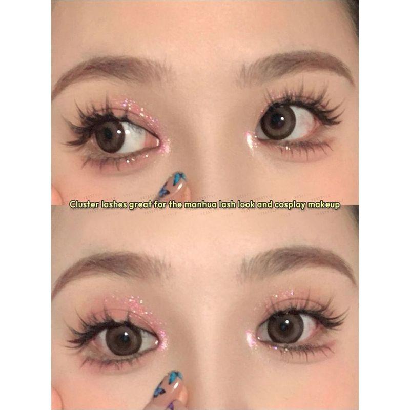 Mogugu - Cat Eye Volume Cluster False Eyelashes