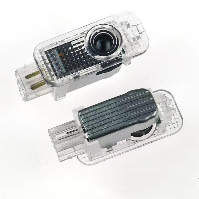 For Audi 8L 2PCS for Audi RS S LINE S3 S4 S5 Quattro Q7 Q5 A3 A5 A7 A6L A4L A8L R8 LED Car Door HD Laser Projector Lights Door Welcome Lamp