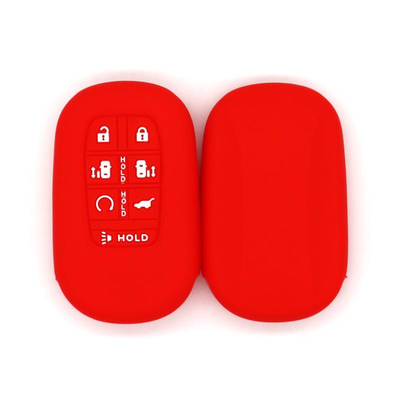 

Silicone key cover suitable for the new Honda Alison Odyssey 7-button silicone car key bag and shockproof key cover красный