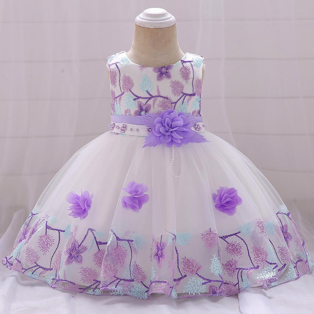 0-2Years Baby Kids Tutu Birthday Princess Party Dress for Girls Infant Lace Children Elegant Dress Clothing for Girl Baby Girls Clothes