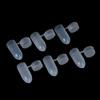 100Pcs Portable Flip Lid Transparent Capsule Storage Containers Pill Box