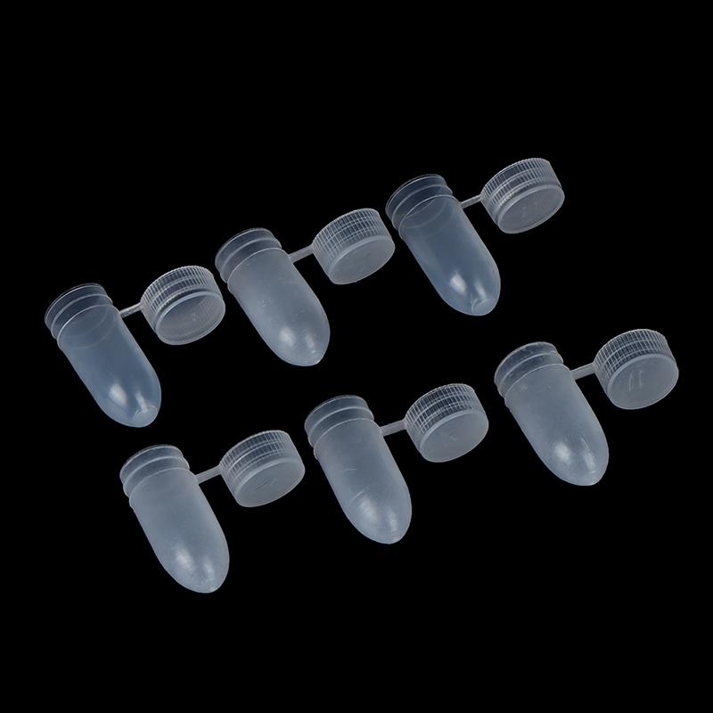 100Pcs Portable Flip Lid Transparent Capsule Storage Containers Pill Box