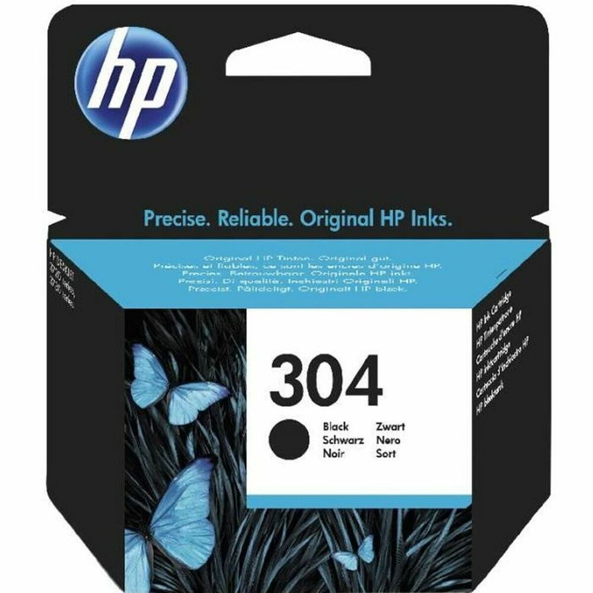 

Оригинальный черный картридж HP 304.