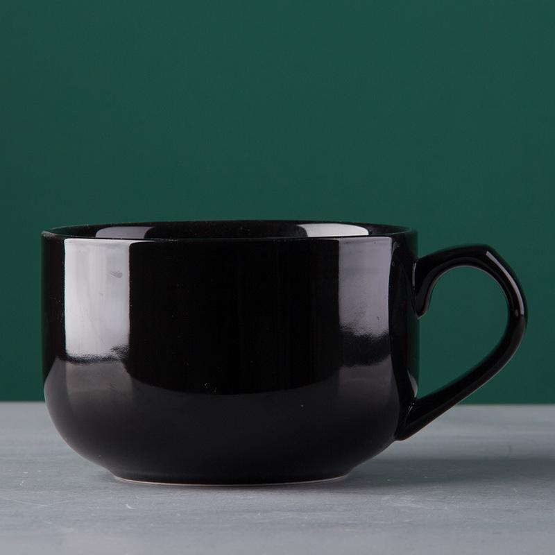 Proste ceramiczne kubki żaroodporne duża pojemność 750 ml do biura akademika salonu do picia herbaty wody kawy kubek naczynia do picia