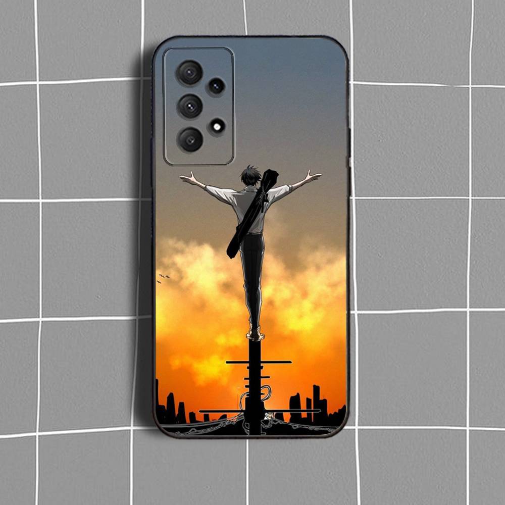 O-Okkotsu YutaS Phone Case For Samsung Galaxy A73,31,32,72,41,53,52,71,22,5G,Note,J7,8,9 Soft Black Cover