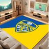 Tappeto in Velluto di Cristallo con Stampa del Leeds United Football, Comodo Assorbente d'Acqua Antiscivolo Tappeto per Pavimenti Interni