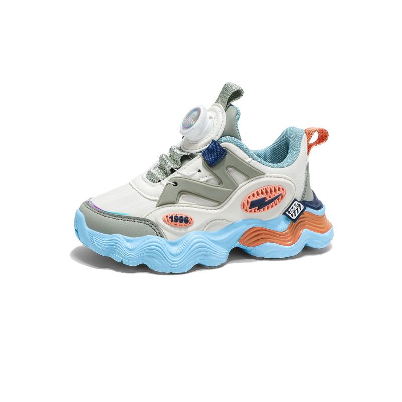 

Детские кроссовки для мальчиков и девочек от 3 до 12 лет, осенне-зимние, повседневные, из кожи, для ходьбы, тенниса, спорта, бега 28 зелёный