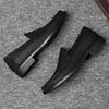 Rote Luxus Herren Slipper Loafer Echtes Leder Formelle Schuhe Elegante Kleiderschuhe Hohe Qualität Herrenschuhe Freizeit Schuhe Mokassins