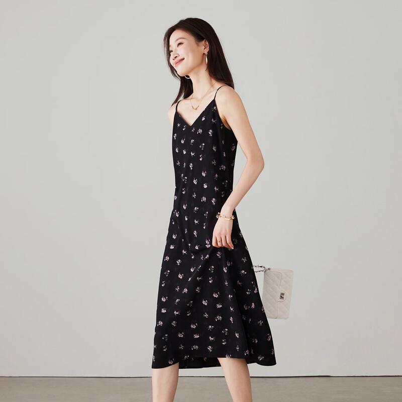 SOFSIL 2026 Spring/Summer French Floral Spaghetti Strap Dress