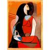 Künstler Pablo Picasso Klassische Kunst Leinwandgemälde Drucke Poster Kubistischer Stil Abstraktes Charakter Wandkunst Gemälde für Heimdekoration