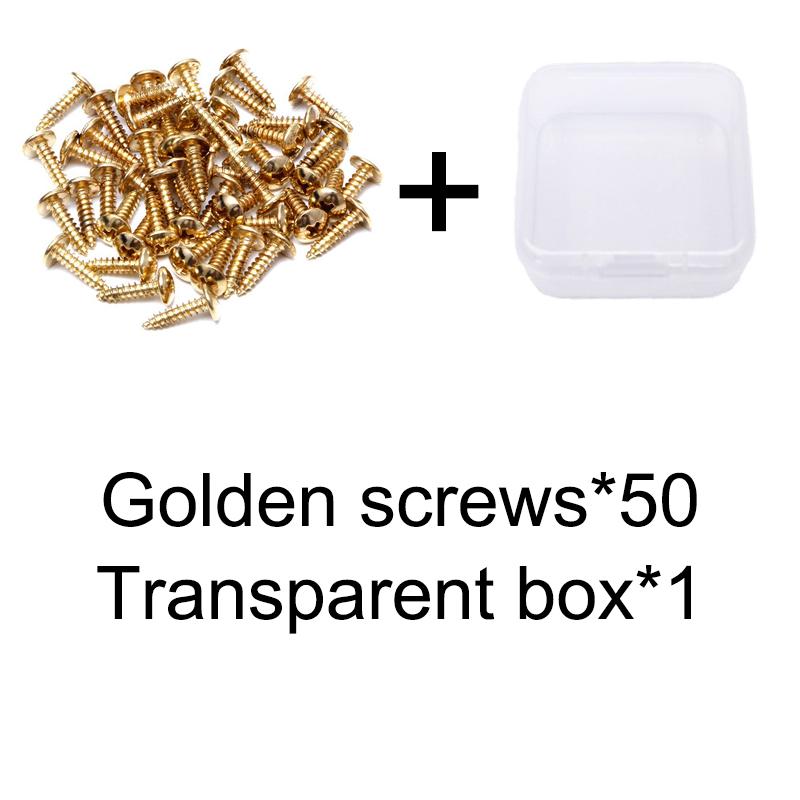 electric guitar bass protective plate screws 3*12mm protective plate rear cover plate socket screws with box packaging HY