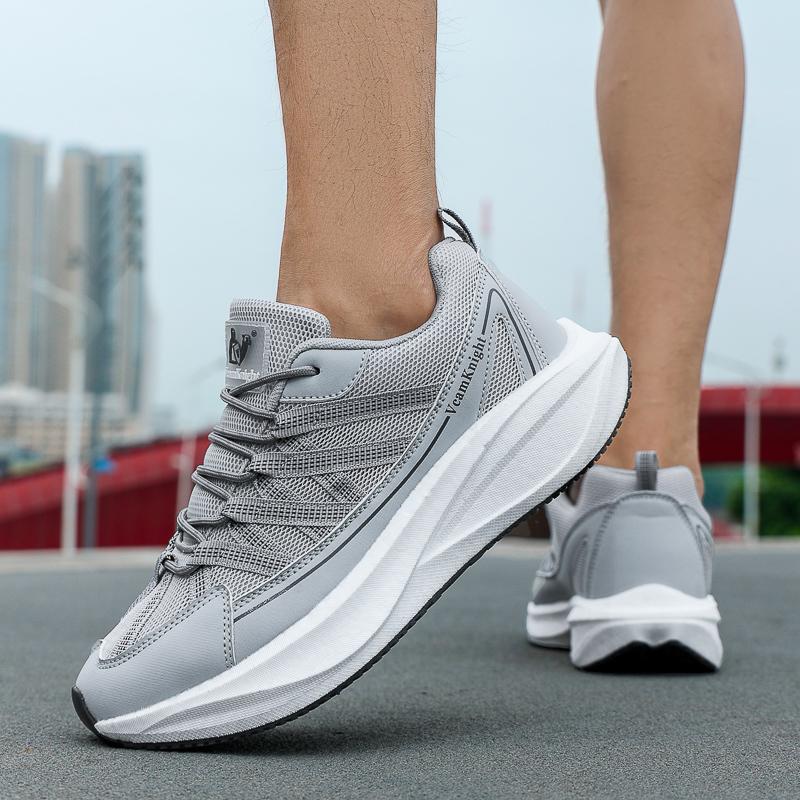 Men's Running Shoes Breathable Man Sports Sneakers Lace Up Comfort Casual Walking Shoes Athletic Training Footwear