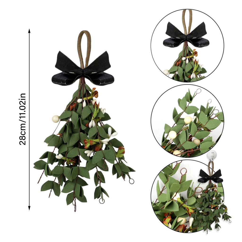 Artificial Mistletoe Leaves Christmas Decoration