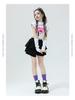 Girls' Jazz Hip Hop Dance Costume Set - Trendy Cheerleading Performance Outfit