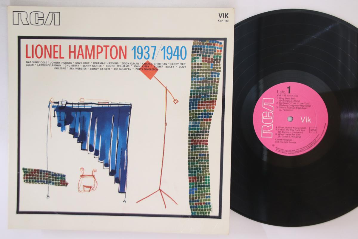 

LP Record LIONEL HAMPTON - 1937 / 1940 KVP183 RCA Italy Rock Used