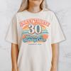 Dirty Thirty Cruise Shirt, 30th Birthday Cruise Outfit, Personalized Location Birthday Trip T Shirt, Custom Name Vacation Tee