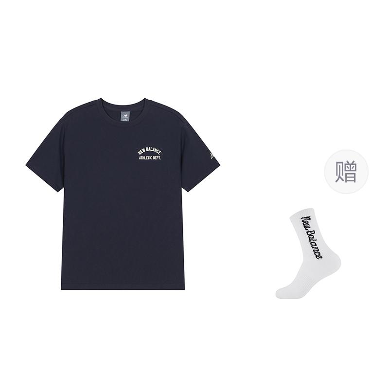 New Balance T-Shirt Unisex Dunkelblau AMT41315-ECL