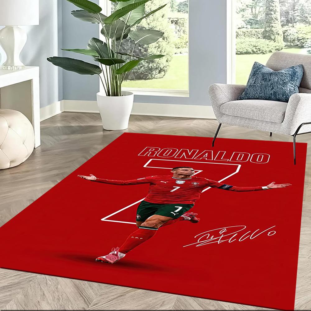 Cristiano Ronaldo Floor Rug Office Rug Design For Playrooms Hallway Dining Room Living Rooms Antislip Rug Anime Office Decor