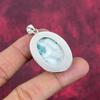 Larimar Pendant Gemstone Jewelry, 925 Solid Sterling Silver Pendant, Handmade Jewelry Birthstone Pendant, Gift For Him
