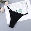 Trendy Underpants Law Waist Bow Thin Belt Lace Korean Underwear Briefs Women Panties G-String Thong