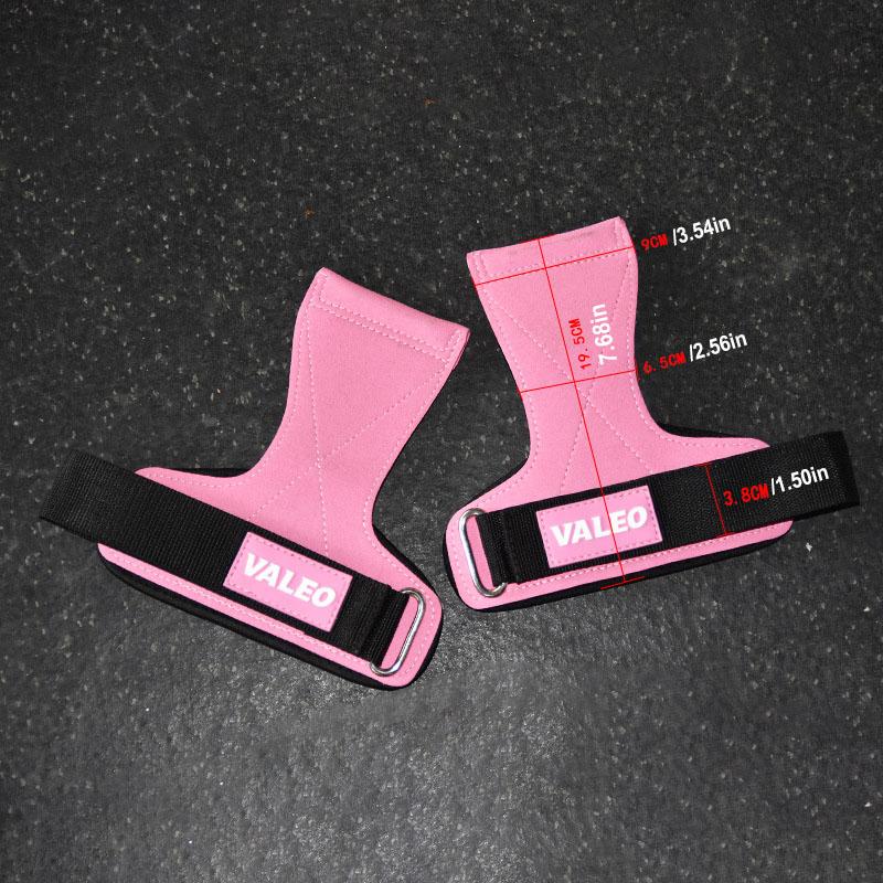 Durable And Safe 1Pair Gym Palm Gloves Solid Adjustable Strength Training Grip Support Wrist Bands Pull-Ups Bench Press Hard Pull-Up Bands