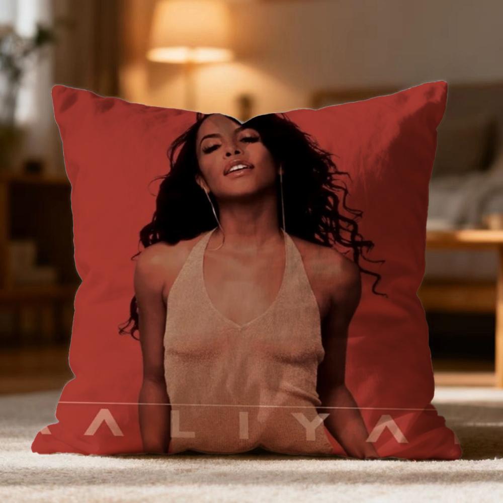 Popular AAaliyahied Cushion Cover Soft Washable Pillow Case Multi-Scene for Couch Bed Travel Office Use