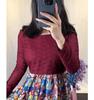 Beautiful Printed Chicken Shifli Cotton Midi Gown Dress Indian Party Wear Tunic Kurti Kurta