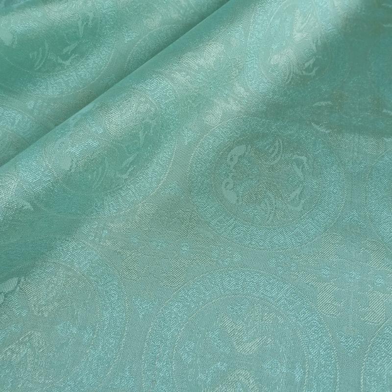 New Chinese Style Rayon Flora Jacquard Fabric Lightweight Breathable Sheer Cloth for Sewing Hanfu & Sun Protection Clothing