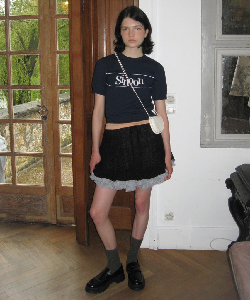SINOON Sinoon Logo Half Knit (Navy)