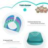 Babero de Silicona 3D a Prueba de Fugas 'Make My Day' para Bebé