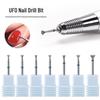 UFO Mini Nail File: Diamond Funnel Bits for Gel & Nail Edge Burr Removal