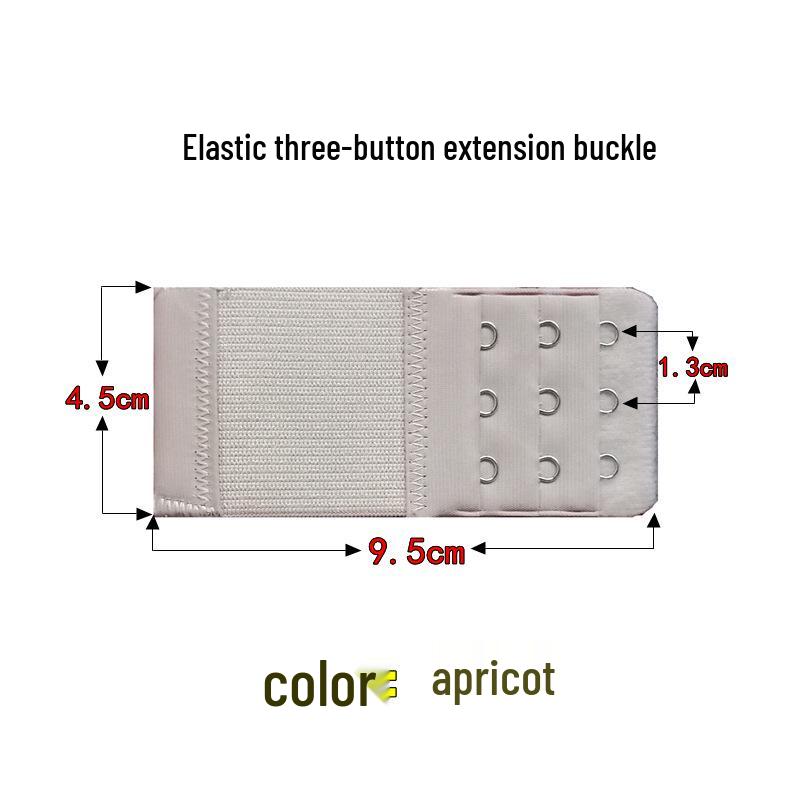 Эластичный многорядный удлинитель для бюстгальтера с регулируемой задней застежкой No Package