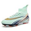 New Football Shoes Long Broken Nails High Top Breathable Sports Men's and Women's Models
