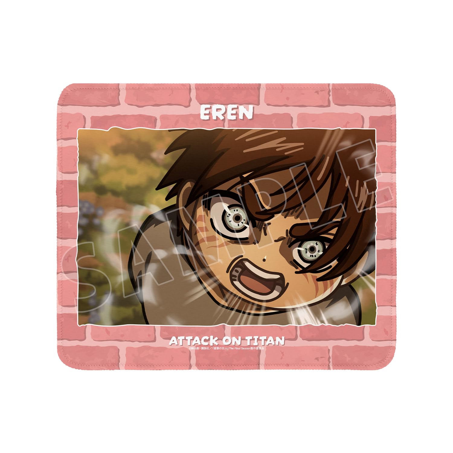 TV Anime on Eren Yurukoma Mouse Pad  Attack Titan