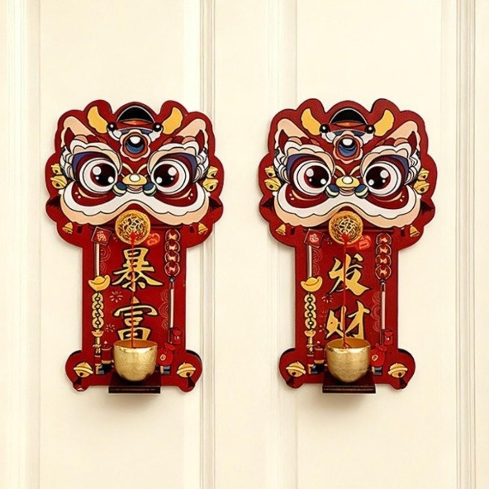 Magnetic Suction Entrance Door Bells Dopamine Chinese New Year Ornament Living Room