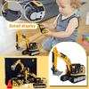 Electric Remote Control Excavator Simulation Alloy Engineering Vehicle Toy