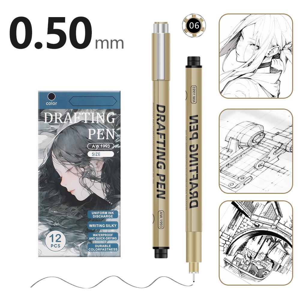 Syringe Pen Set: 12 Ultra-Fine Line Widths for Engineering, Drawing, Manga, Design & Outlining