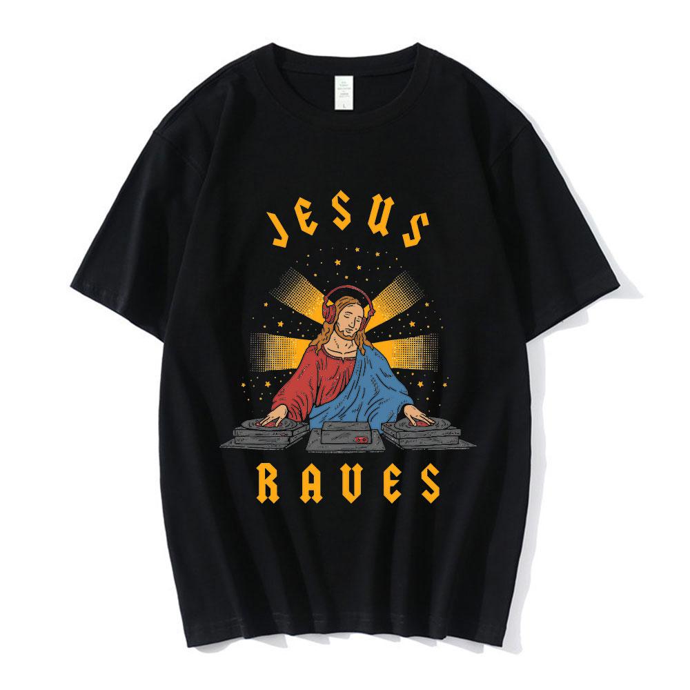 Nicolas Cage Moshi Moshi Jesus Desu T-Shirt Men Funny Meme Picolas Cage Awesome T-shirts Polyester Short Sleeve T Shirt Clothing