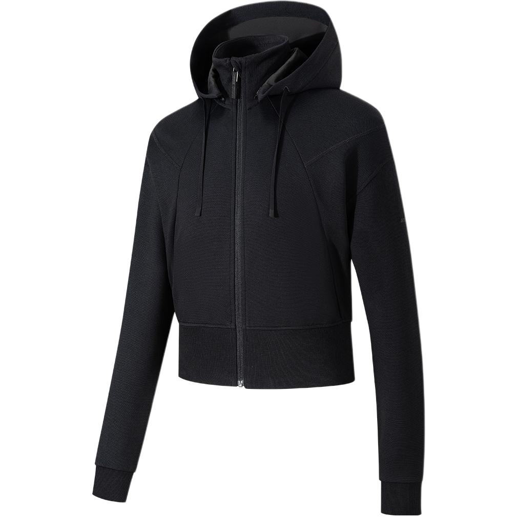 Anta Champion Outdoor Travel Series Hooded Zipper Loose Casual Sweatshirt Women tops 162610708-3