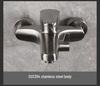 304 Stainless Steel Wall-Mounted Bathroom Shower Faucet with Hot & Cold Mixer Valve, Concealed Installation and Three-Hole Design